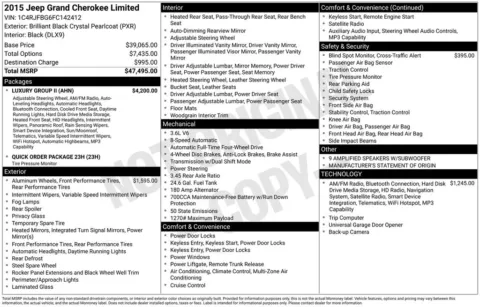 Photos of 2015 Jeep Grand Cherokee Limited for sale in Westfield, IN at Indy Auto Man - Westfield
