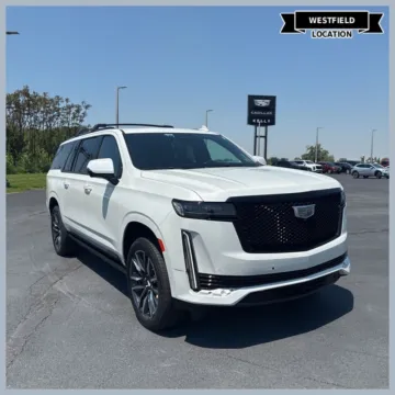 White 2021 Cadillac Escalade ESV Sport for sale in Westfield, IN