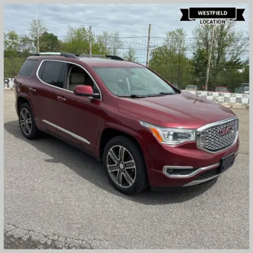 Red 2017 GMC Acadia Denali for sale in Westfield, IN