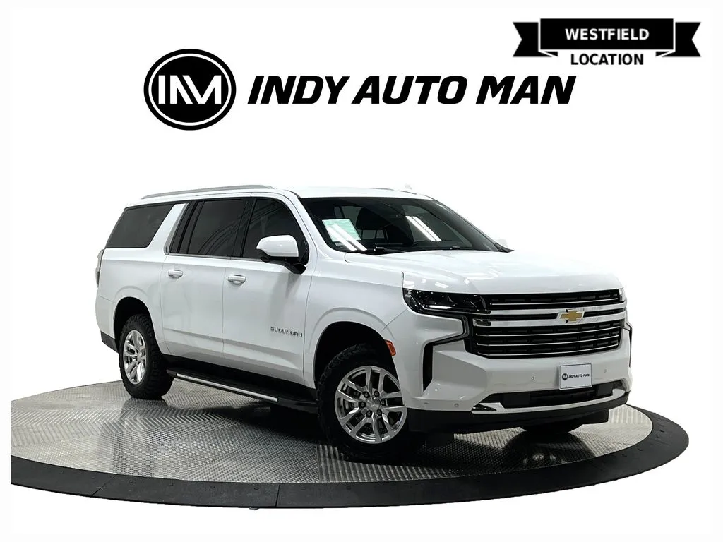 White 2022 Chevrolet Suburban LT for sale in Westfield, IN