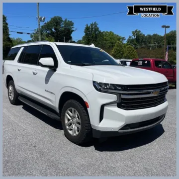 White 2022 Chevrolet Suburban LT for sale in Westfield, IN
