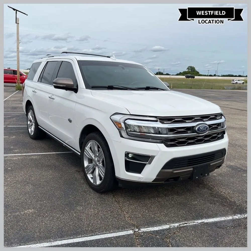 White 2022 Ford Expedition King Ranch for sale in Westfield, IN