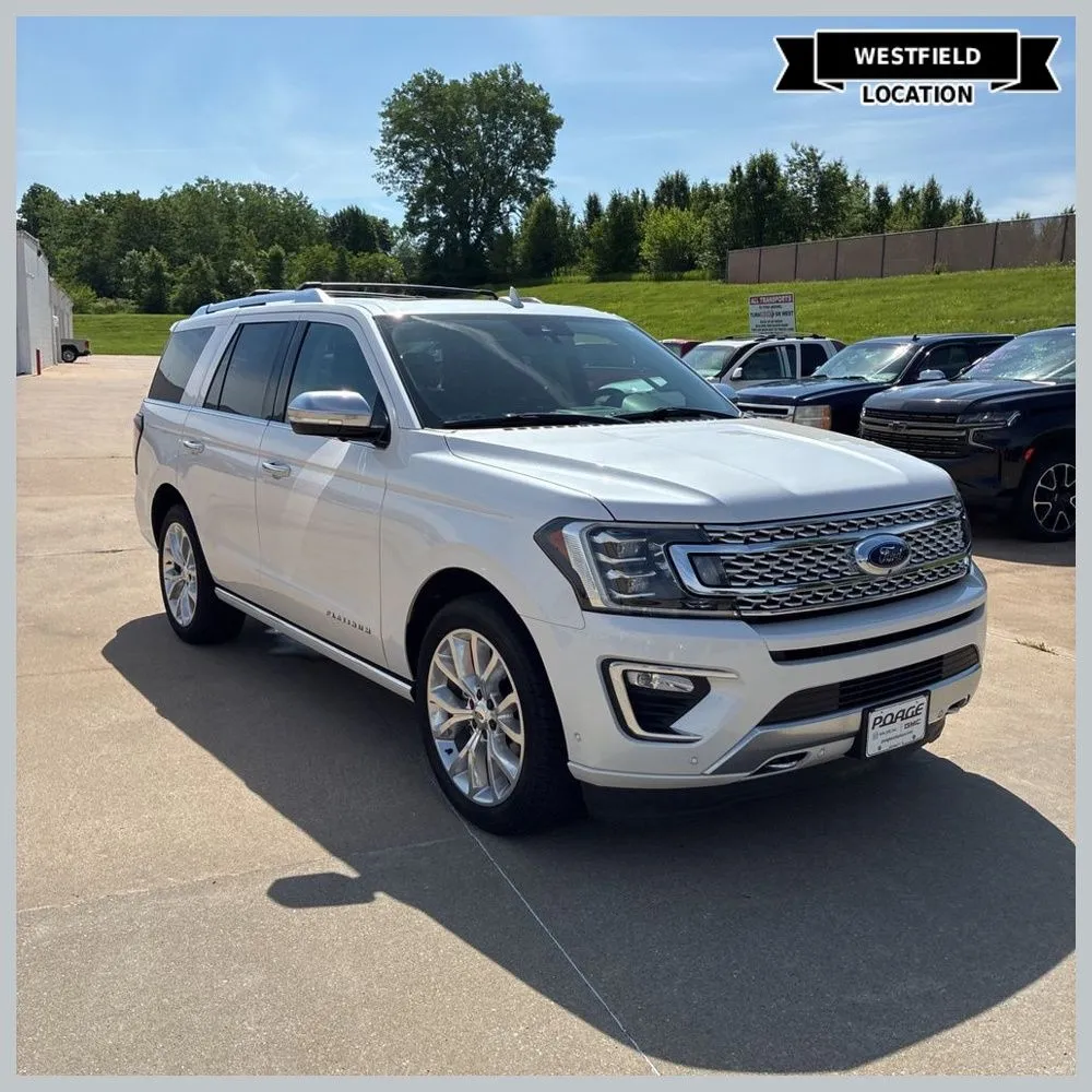 White 2018 Ford Expedition Platinum for sale in Westfield, IN