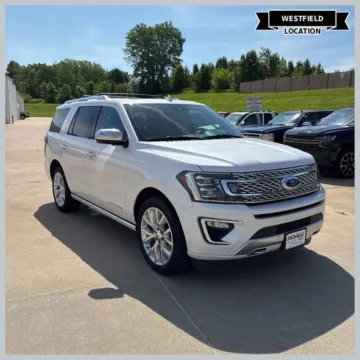 White 2018 Ford Expedition Platinum for sale in Westfield, IN
