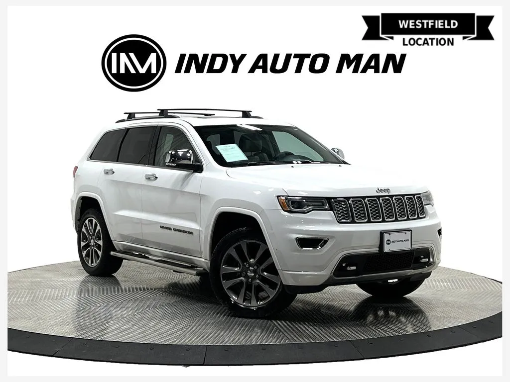 White 2018 Jeep Grand Cherokee Overland for sale in Westfield, IN