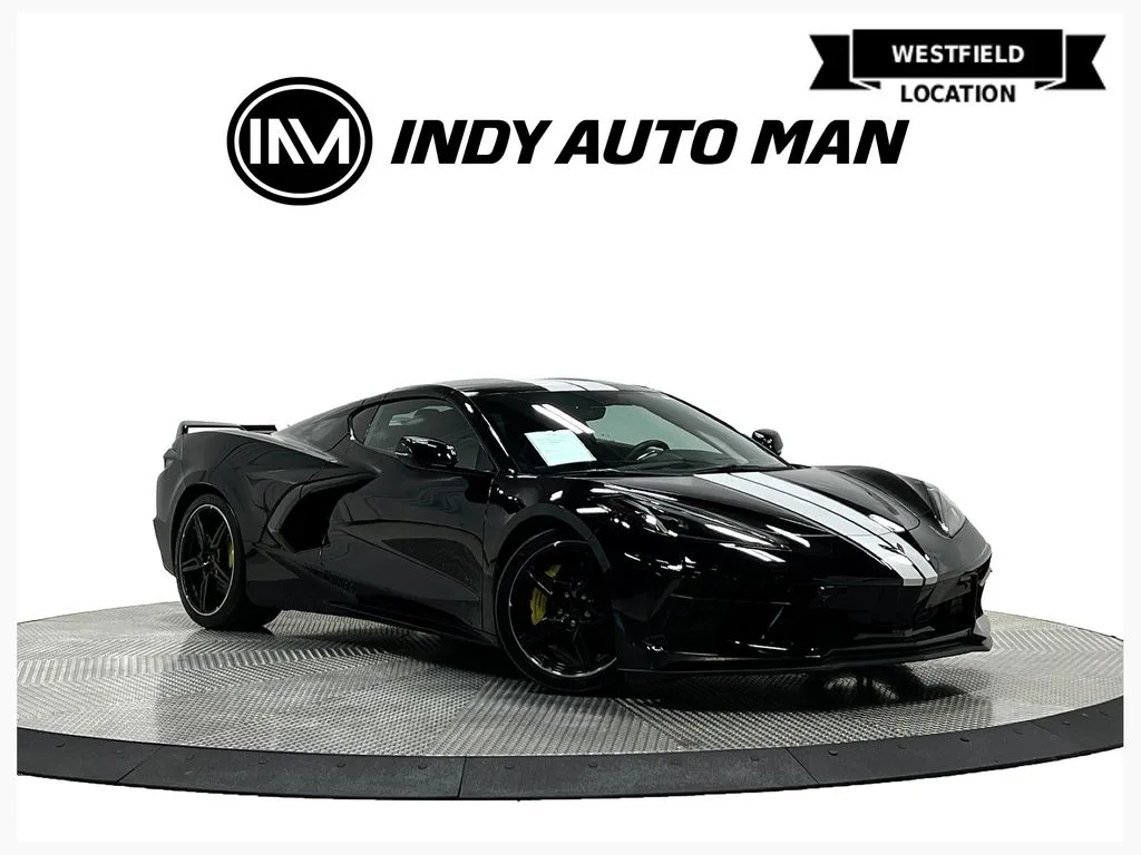 Black 2020 Chevrolet Corvette Stingray 3LT for sale in Westfield, IN
