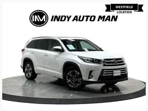 White 2018 Toyota Highlander Limited Platinum for sale in Westfield, IN