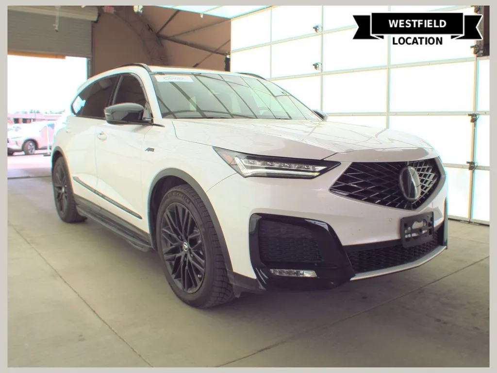 White 2025 Acura MDX A-Spec Advance Package SH-AWD for sale in Westfield, IN