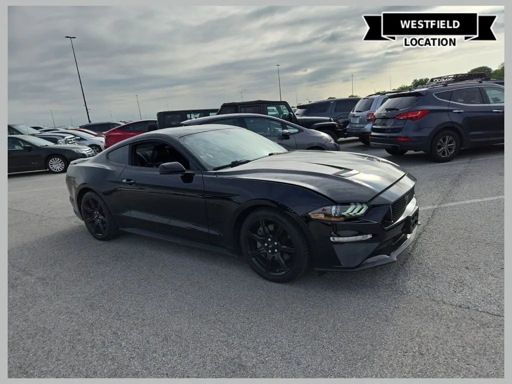 Black 2019 Ford Mustang GT Premium for sale in Westfield, IN