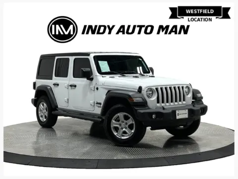 White 2021 Jeep Wrangler Unlimited Sport S for sale in Westfield, IN