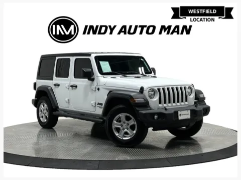 White 2021 Jeep Wrangler Unlimited Sport S for sale in Westfield, IN