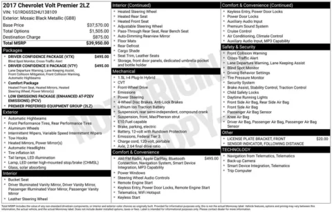 Photos of 2017 Chevrolet Volt Premier for sale in Westfield, IN at Indy Auto Man - Westfield