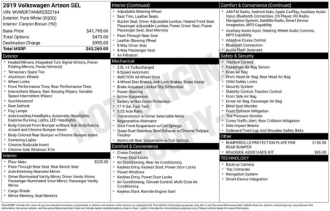 Photos of 2019 Volkswagen Arteon 2.0T SEL 4Motion for sale in Westfield, IN at Indy Auto Man - Westfield