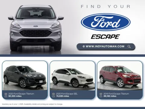 White 2020 Ford Escape Hybrid SE Sport for sale in Westfield, IN