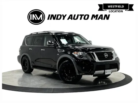 Black 2018 Nissan Armada Platinum for sale in Westfield, IN