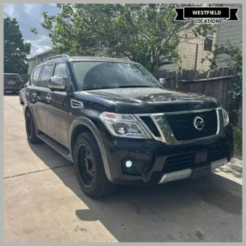 Black 2018 Nissan Armada Platinum for sale in Westfield, IN