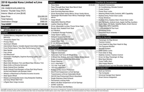 Photos of 2018 Hyundai Kona Limited for sale in Westfield, IN at Indy Auto Man - Westfield