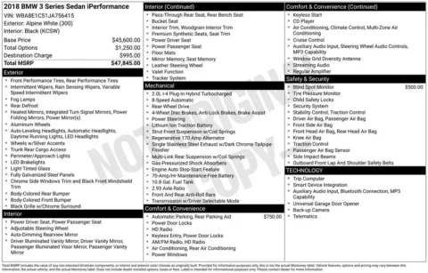 Photos of 2018 BMW 3 Series 330e iPerformance for sale in Westfield, IN at Indy Auto Man - Westfield