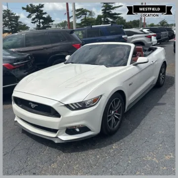 White 2017 Ford Mustang GT Premium for sale in Westfield, IN