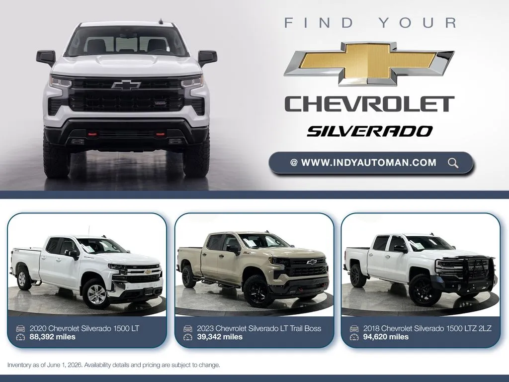 White 2018 Chevrolet Silverado 1500 LT LT2 for sale in Westfield, IN