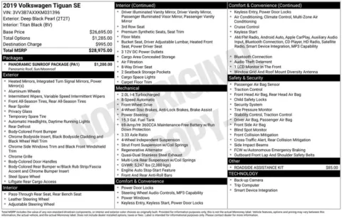 Photos of 2019 Volkswagen Tiguan 2.0T SE for sale in Westfield, IN at Indy Auto Man - Westfield