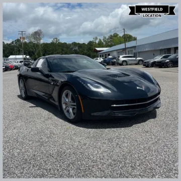 Black 2016 Chevrolet Corvette Stingray 1LT for sale in Westfield, IN
