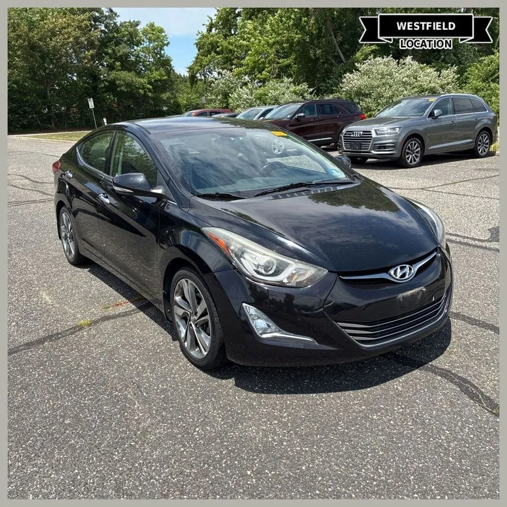 Black 2015 Hyundai Elantra Limited for sale in Westfield, IN