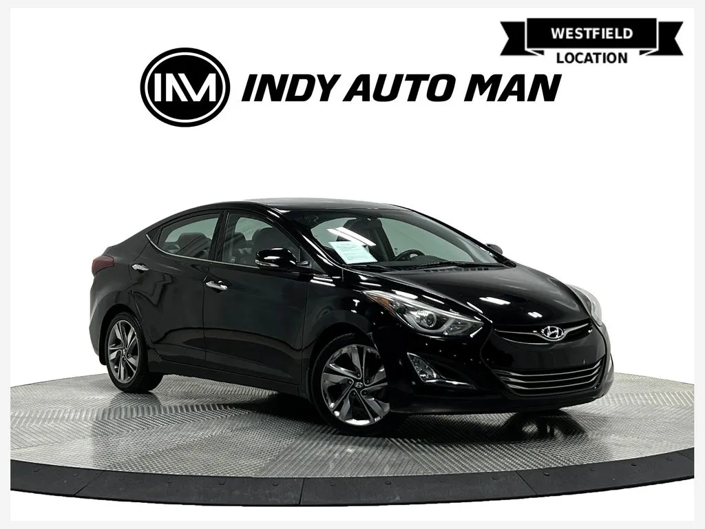 Black 2015 Hyundai Elantra Limited for sale in Westfield, IN