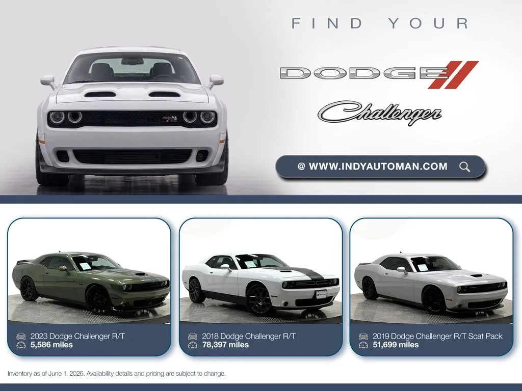 Red 2018 Dodge Challenger R/T for sale in Westfield, IN