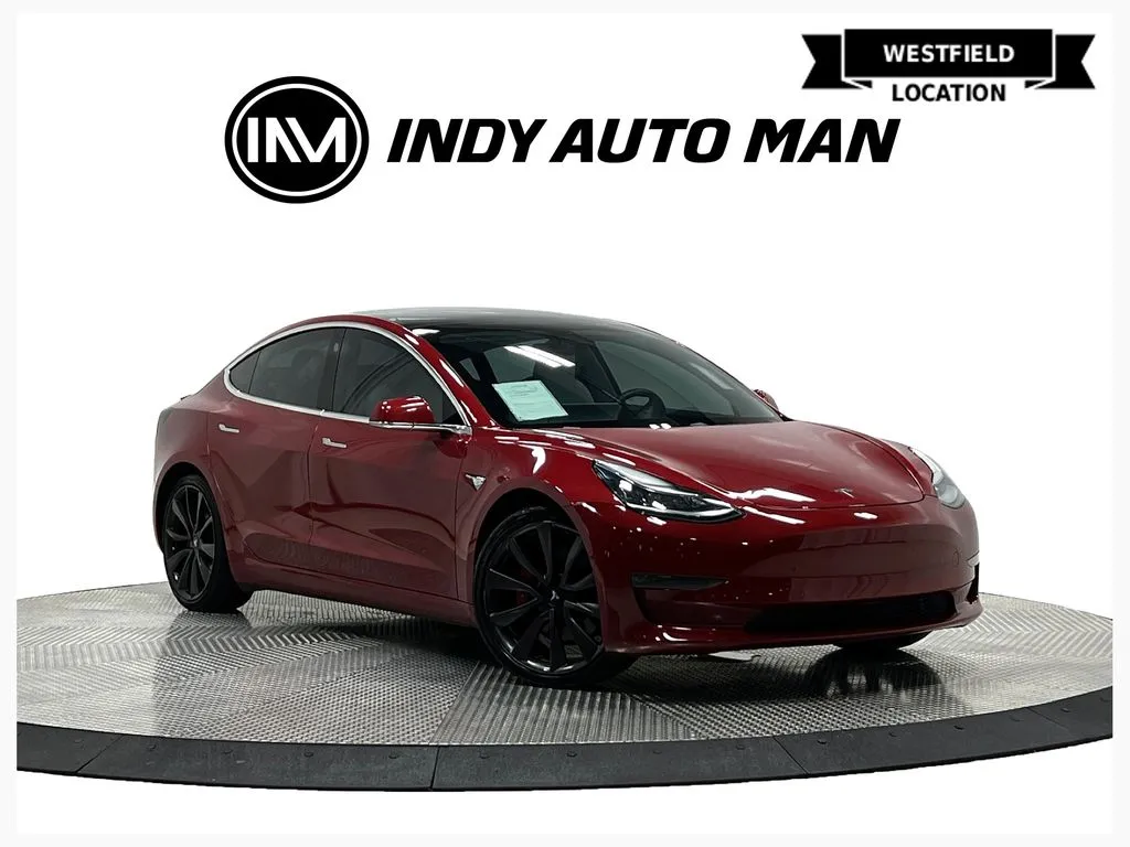 Red 2020 Tesla Model 3 Performance for sale in Westfield, IN