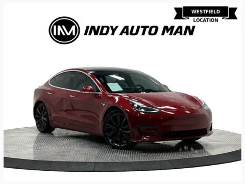 Red 2020 Tesla Model 3 Performance for sale in Westfield, IN