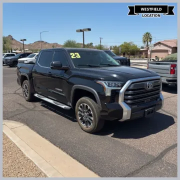 Black 2023 Toyota Tundra Limited for sale in Westfield, IN