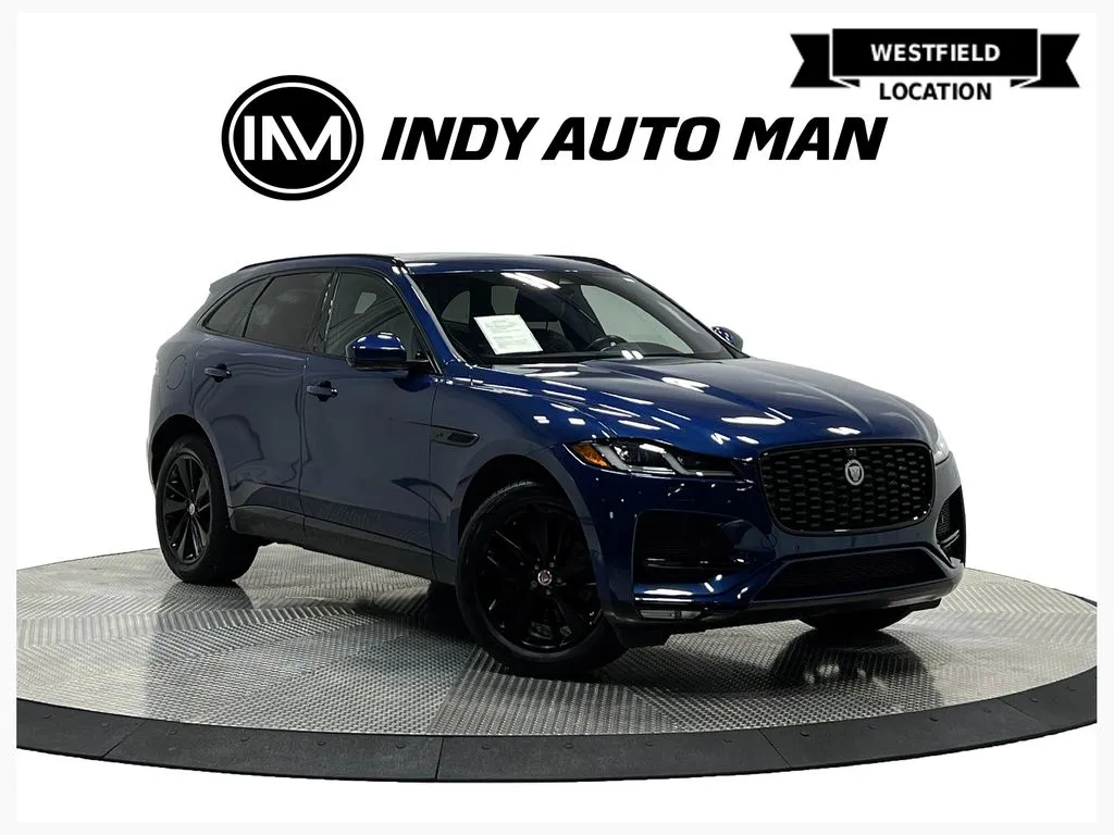 Blue 2021 Jaguar F-PACE S for sale in Westfield, IN