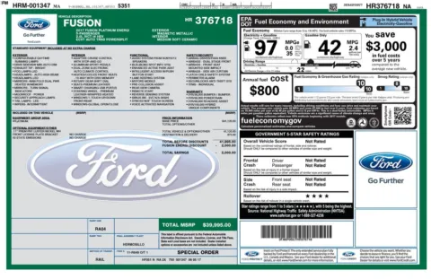 Photos of 2017 Ford Fusion Energi Platinum for sale in Westfield, IN at Indy Auto Man - Westfield