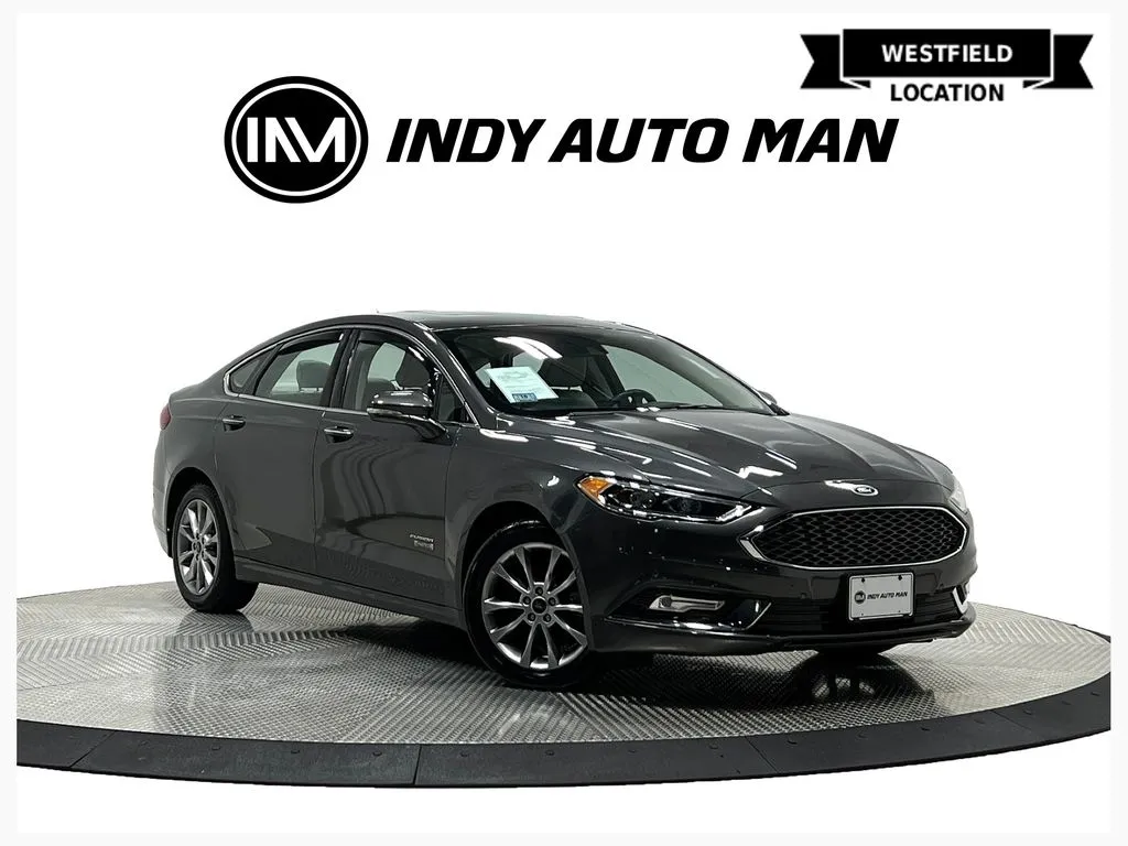 Gray 2017 Ford Fusion Energi Platinum for sale in Westfield, IN