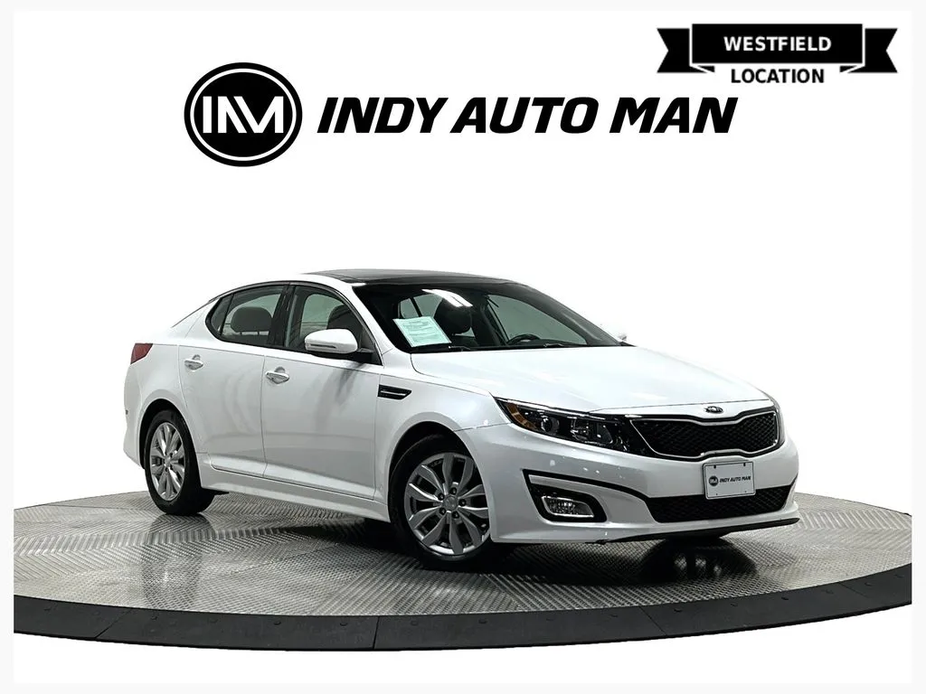 White 2014 Kia Optima EX for sale in Westfield, IN