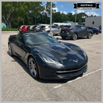 Black 2015 Chevrolet Corvette Stingray Z51 2LT for sale in Westfield, IN