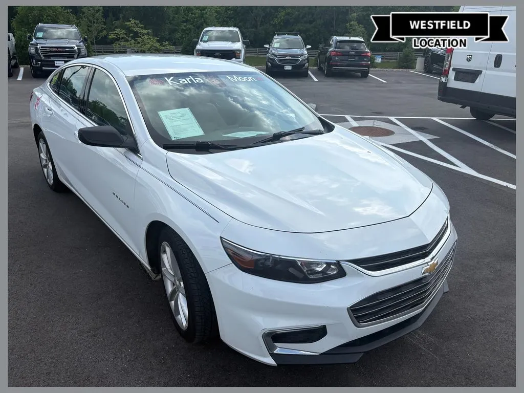 White 2016 Chevrolet Malibu LS 1LS for sale in Westfield, IN