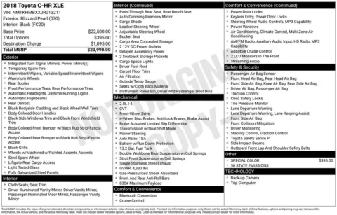 Photos of 2018 Toyota C-HR XLE for sale in Westfield, IN at Indy Auto Man - Westfield