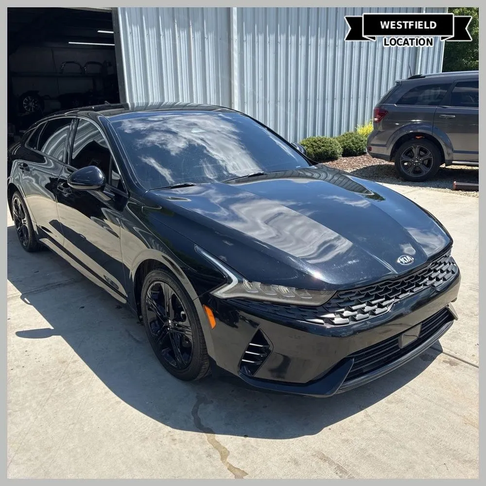 Black 2021 Kia K5 EX for sale in Westfield, IN