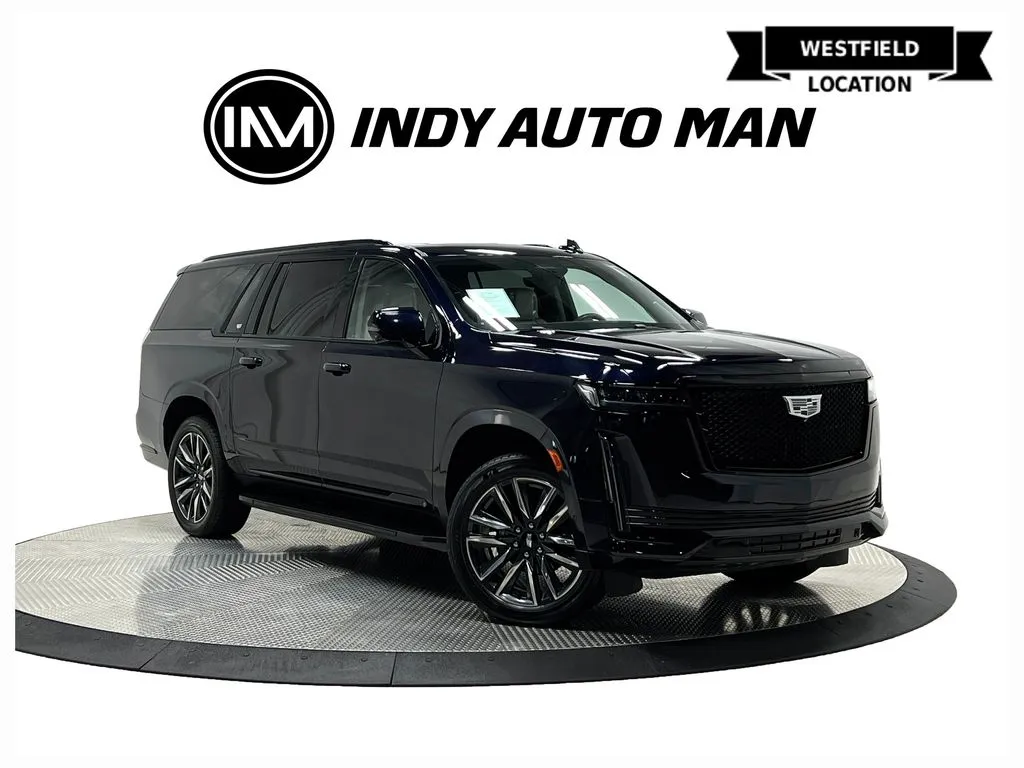 Blue 2021 Cadillac Escalade ESV Sport Platinum for sale in Westfield, IN