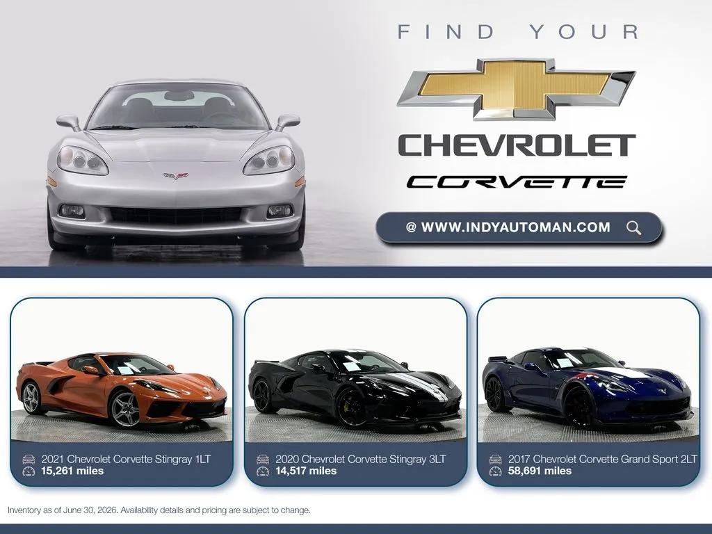 Gray 2017 Chevrolet Corvette Stingray 1LT for sale in Westfield, IN