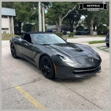 Gray 2017 Chevrolet Corvette Stingray 1LT for sale in Westfield, IN