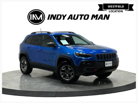 Blue 2019 Jeep Cherokee Trailhawk for sale in Westfield, IN
