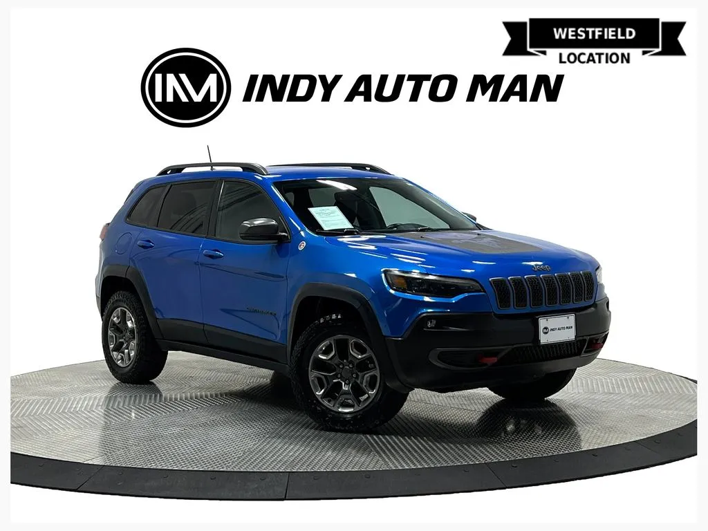 Blue 2019 Jeep Cherokee Trailhawk for sale in Westfield, IN
