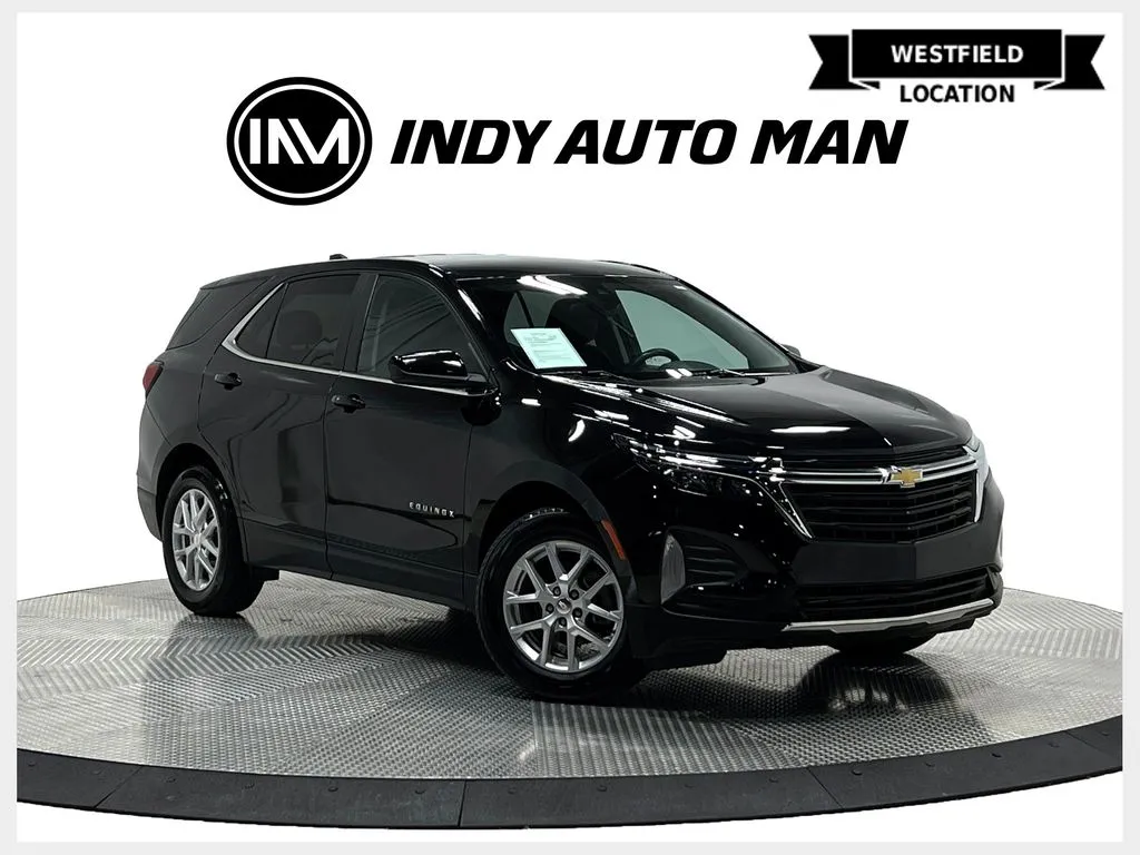 Black 2022 Chevrolet Equinox LT for sale in Westfield, IN