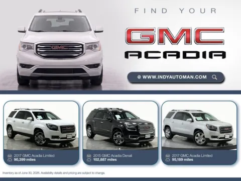Black 2018 GMC Acadia SLT-1 for sale in Westfield, IN
