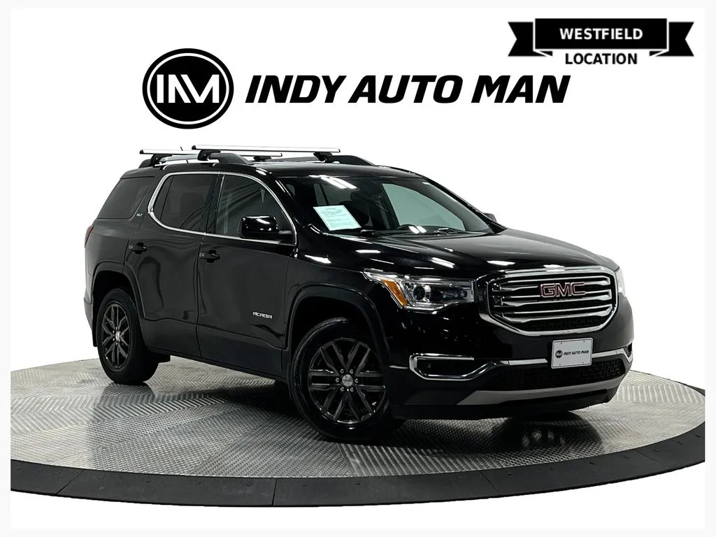 Black 2018 GMC Acadia SLT-1 for sale in Westfield, IN