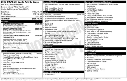 Photos of 2022 BMW X6 M for sale in Westfield, IN at Indy Auto Man - Westfield