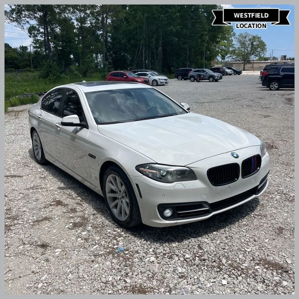 White 2015 BMW 5 Series 535i xDrive for sale in Westfield, IN